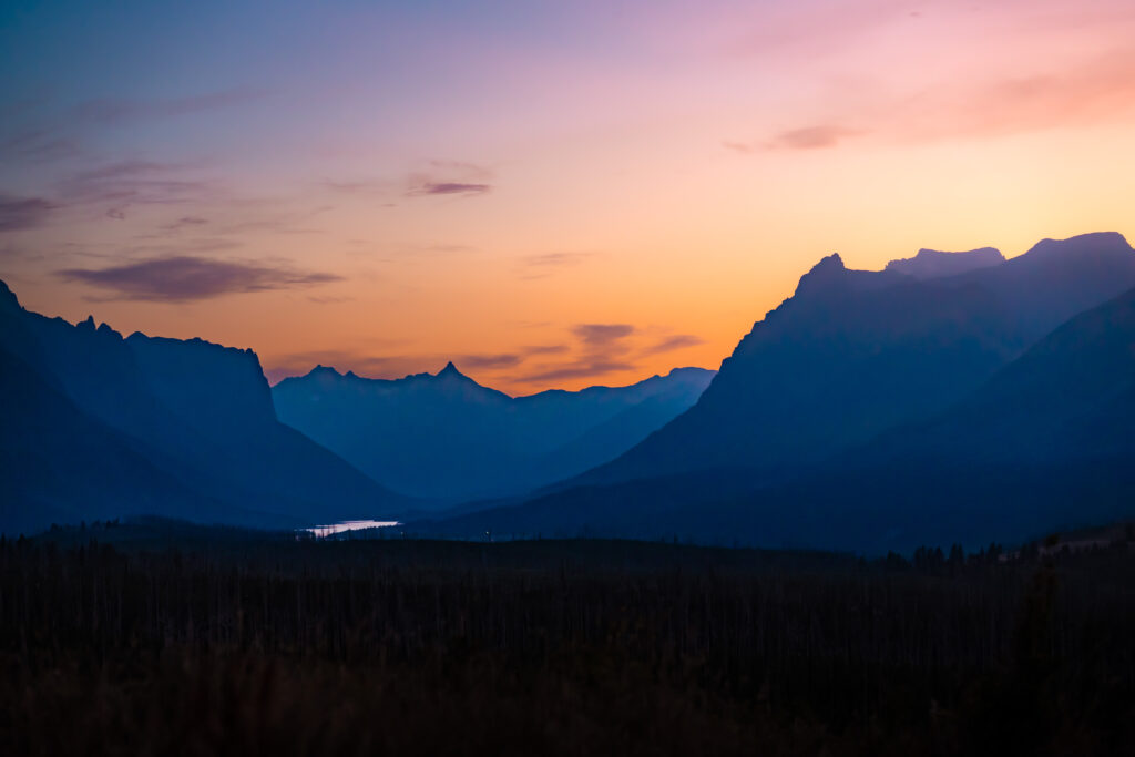 Glacier National Park Sunset